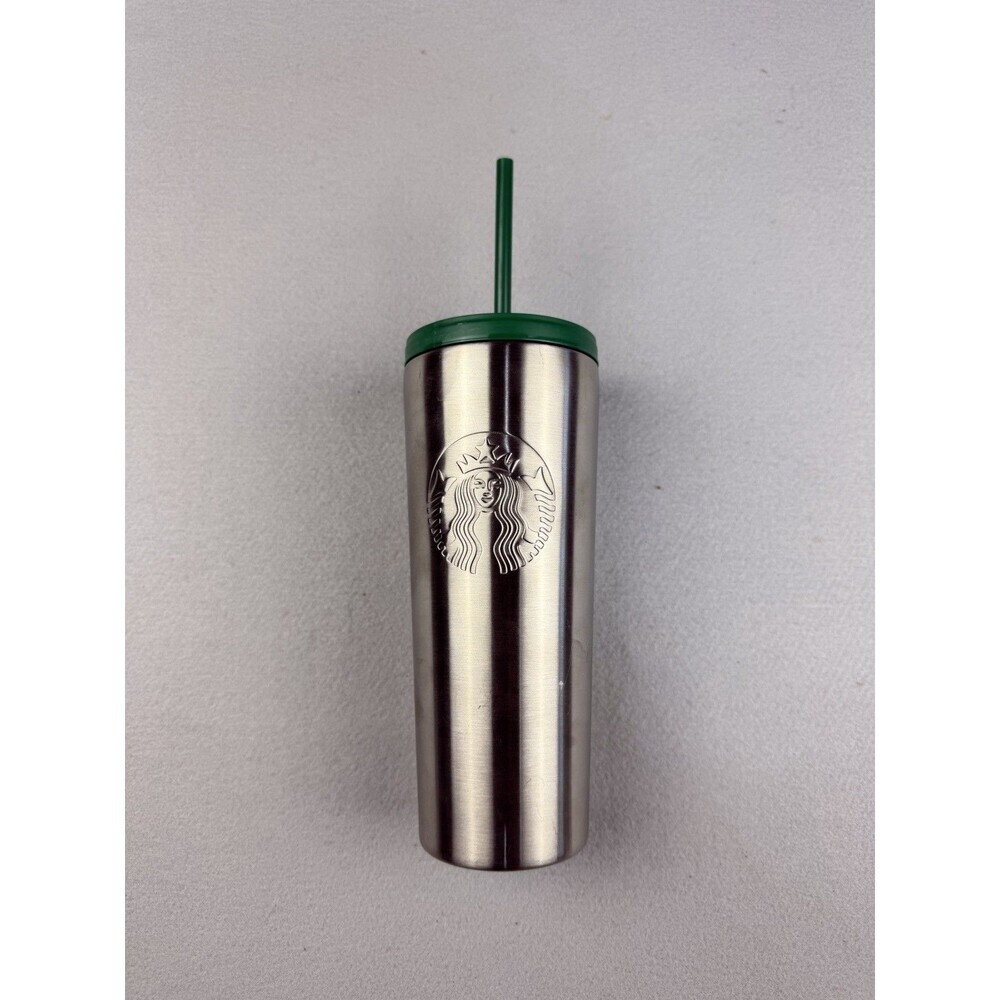 NEW RELEASE Starbucks 1971 Siren Stainless Cold Cup Tumbler 24 oz Green Lid